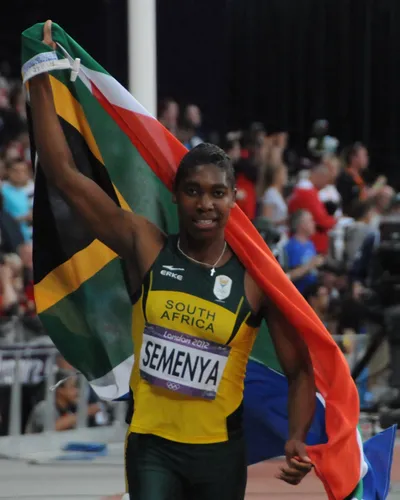 Portrait of Caster Semenya, South Africa