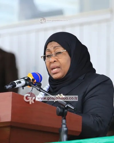 Portrait of Samia Suluhu Hassan, Tanzania