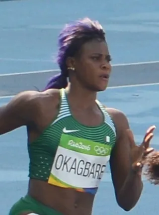 Portrait of Blessing Okagbare, Nigeria