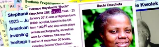 Portrait of Buchi Emecheta, Nigeria