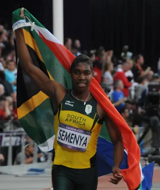 Portrait of Caster Semenya, South Africa