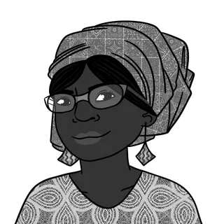 Portrait of Flora Nwapa, Nigeria