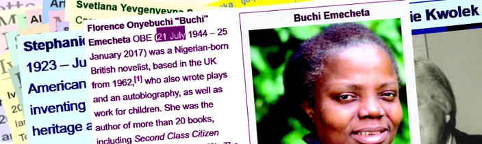 Portrait of Buchi Emecheta, Nigeria