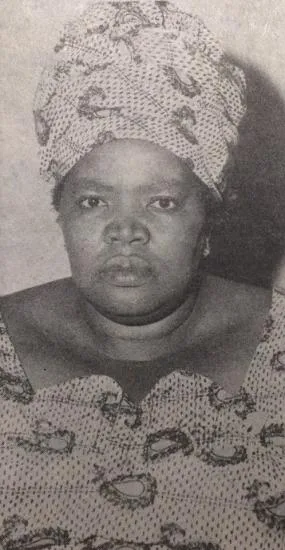 Portrait of Elisabeth Domitien, Central African Republic