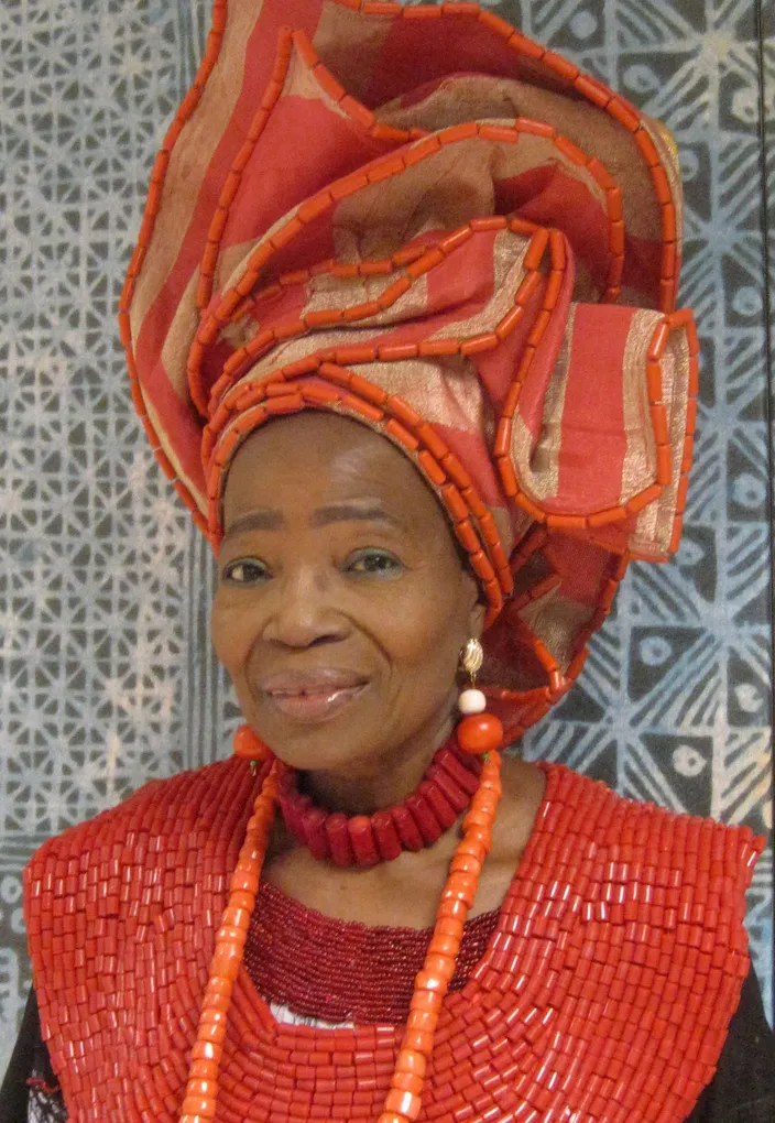 Portrait of Nike Davies-Okundaye, Nigeria