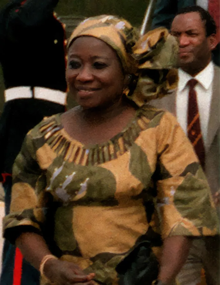 Portrait of Sally Mugabe, Zimbabwe