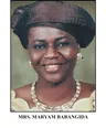 Portrait of Maryam Babangida